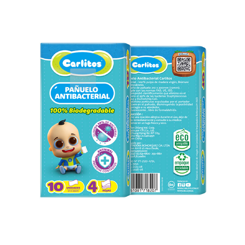 SUNTON 4 PLY BACTERIOSTATIC pocket facial tissue 10sheets