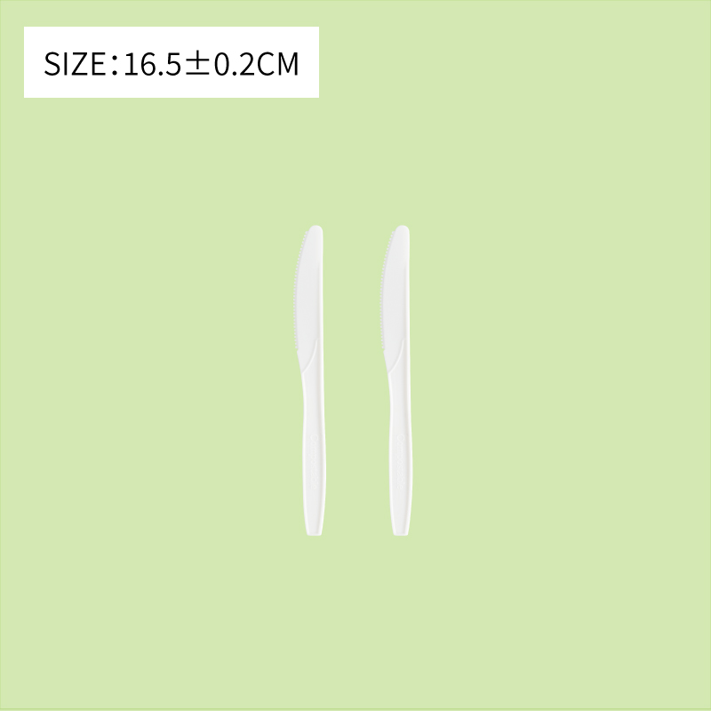 Disposable CPLA 6.5'' Dinner Knife 16.5CM