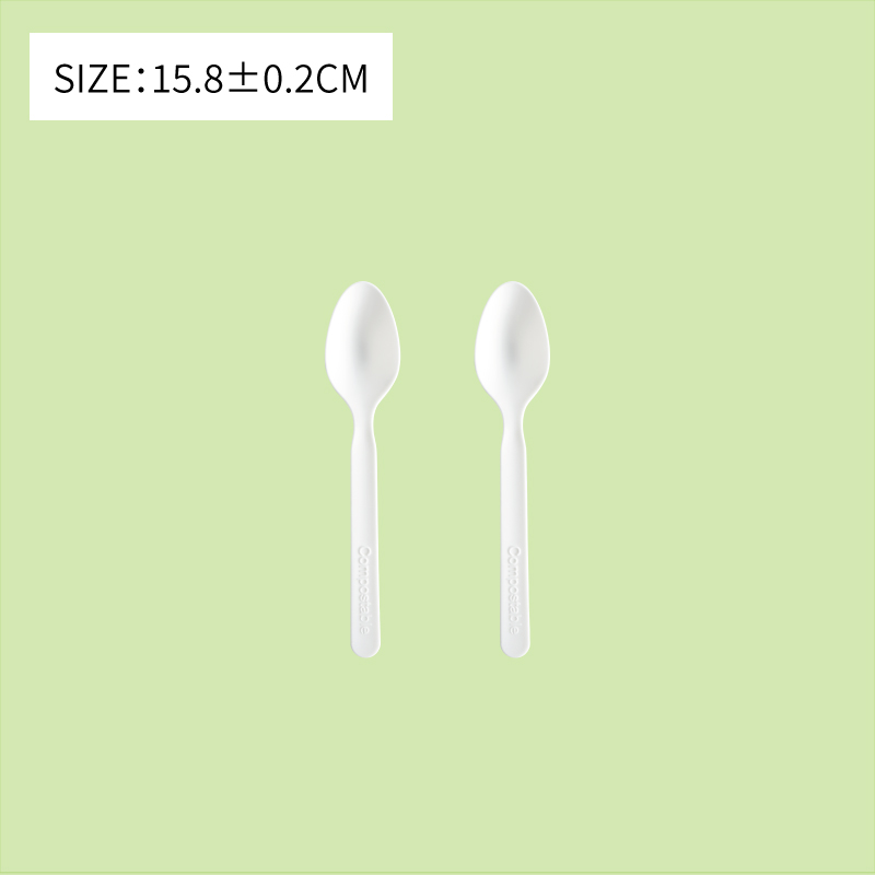 Disposable CPLA Medium Duty Spoon 15.8CM