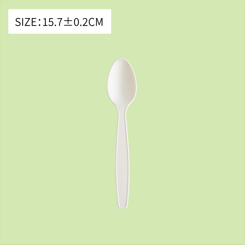 Disposable Corn Starch Based Material 6'' Spoon 15.7CM