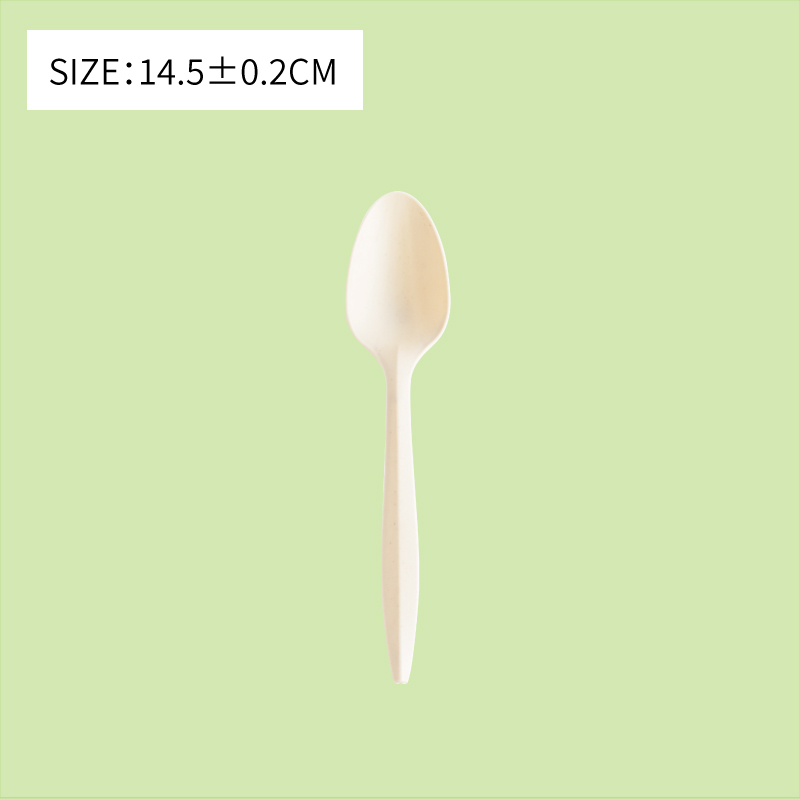 Disposable Corn Starch Based Material 6'' Spoon 14.5CM