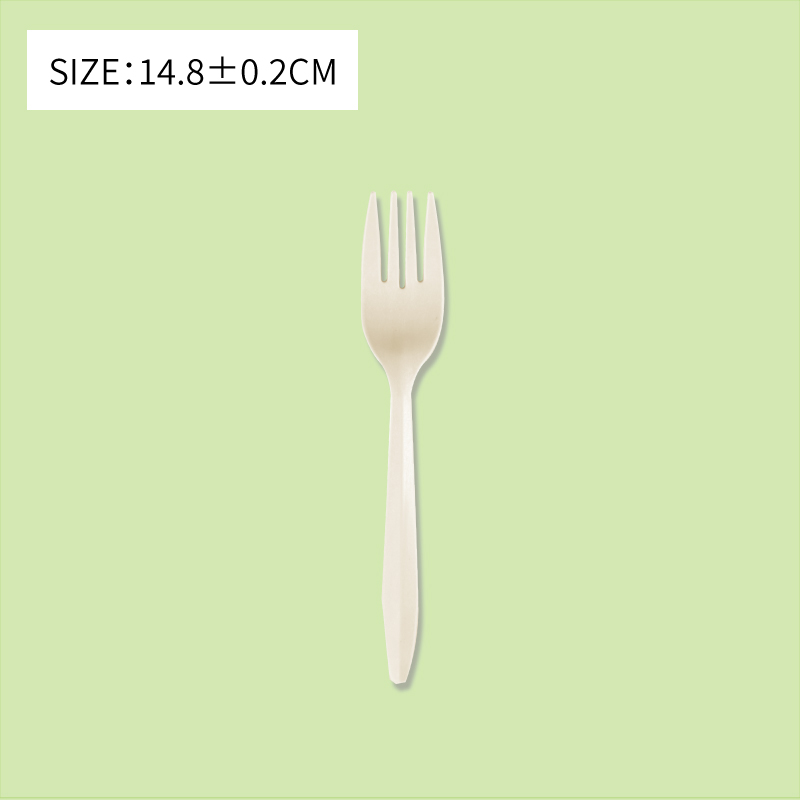 Disposable Corn Starch Based Material 6'' fork 14.8CM